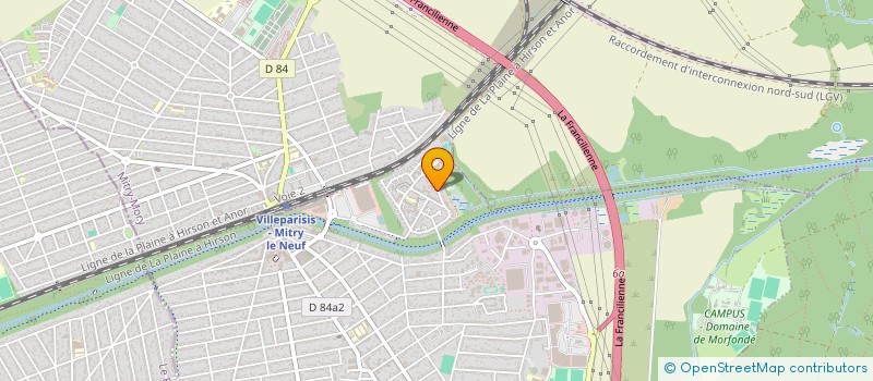 localisation de l'entreprise QUERIMA  VILLEPARISIS