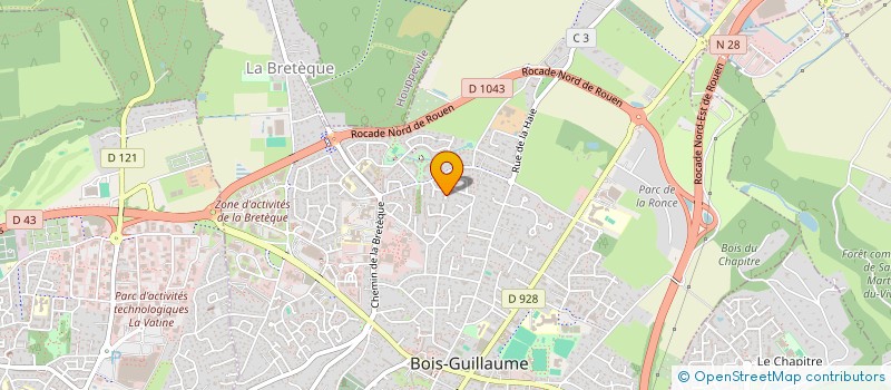 localisation de l'entreprise QUERIMMO VATINE à BOIS-GUILLAUME