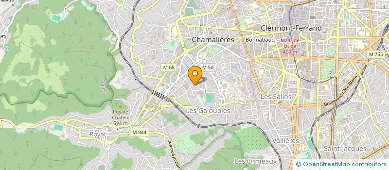 localisation de l'entreprise QUERMANY  CHAMALIERES