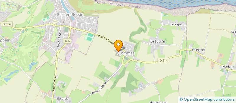 localisation de l'entreprise QUERMINES  COMMES