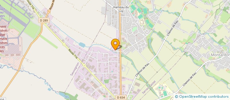 localisation de l'entreprise QUERO INGENIERIE à SERRES-CASTET