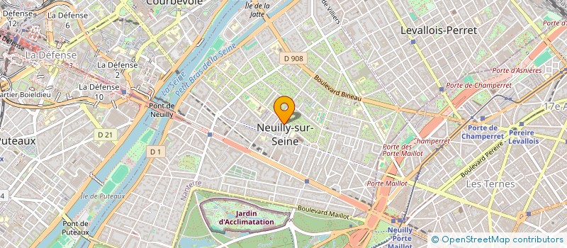 localisation de l'entreprise QUERODA à NEUILLY-SUR-SEINE