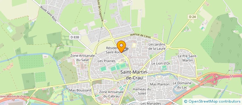 localisation de l'entreprise QUEROL JEAN PIERRE à SAINT-MARTIN-DE-CRAU