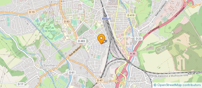 localisation de l'entreprise QUERRY AUTOMATION SARL à BELFORT