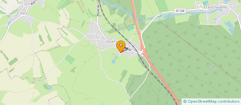 localisation de l'entreprise QUERS NATURE ENVIRONNEMENT  QUERS