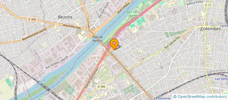 localisation de l'entreprise QUERU IMMOBILIER à COLOMBES
