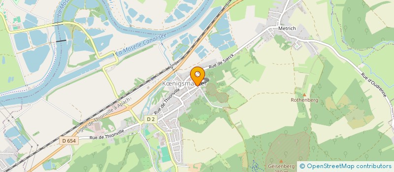localisation de l'entreprise QUERU PATRIMOINE à THIONVILLE