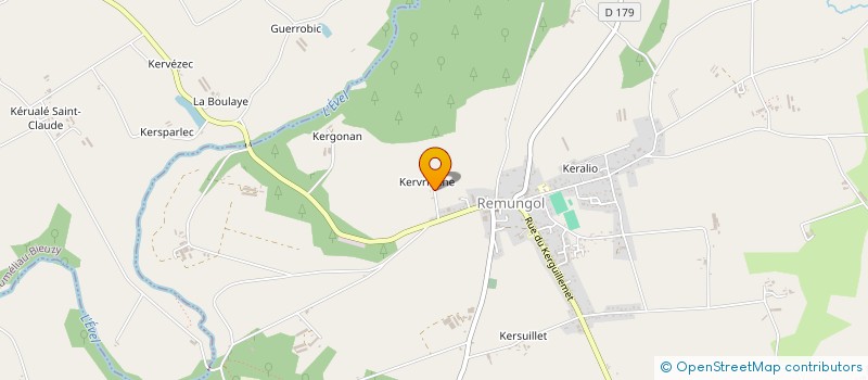 localisation de l'entreprise QUERVAT SAS  ROCHESERVIERE