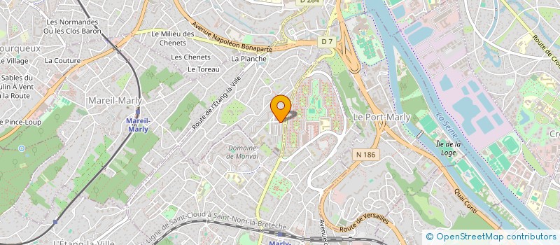 localisation de l'entreprise QUERY CONSULTING  LE PECQ