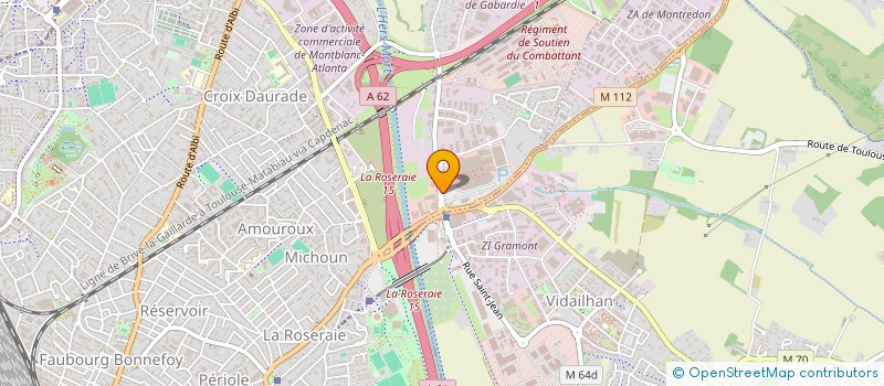 localisation de l'entreprise QUESACOS  TOULOUSE