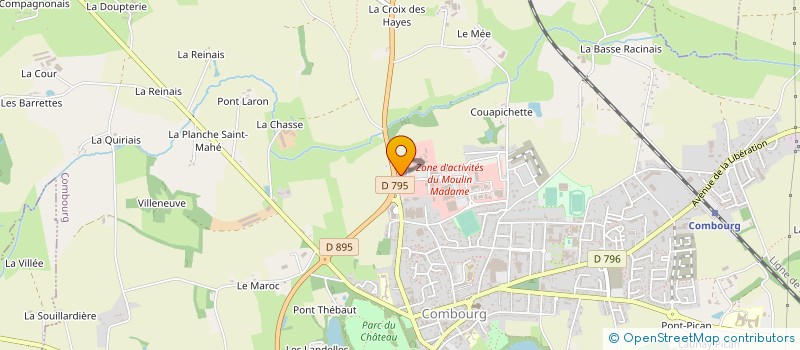localisation de l'entreprise QUESADA-HABITAT à COMBOURG