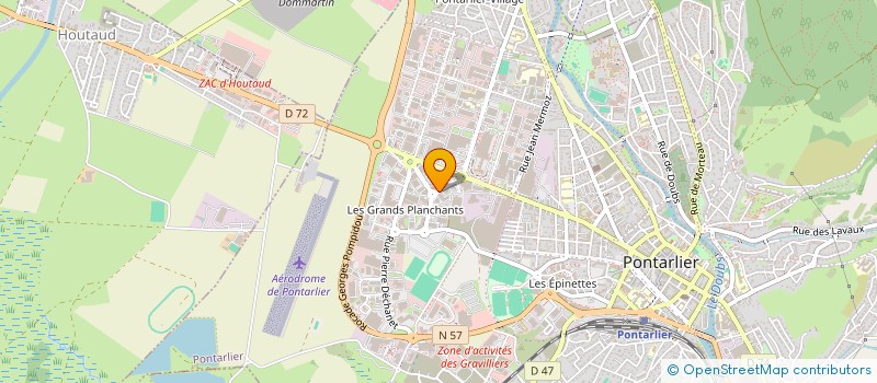 localisation de l'entreprise QUESAKO à PONTARLIER