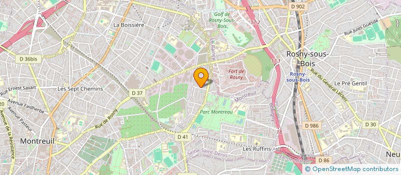 localisation de l'entreprise QUESAPELORIO à MONTREUIL
