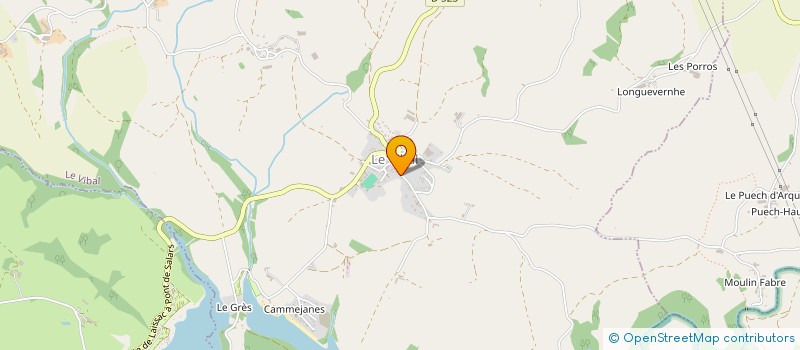 localisation de l'entreprise QUESNEL PATRICK ET GISELE  PONT-DE-SALARS