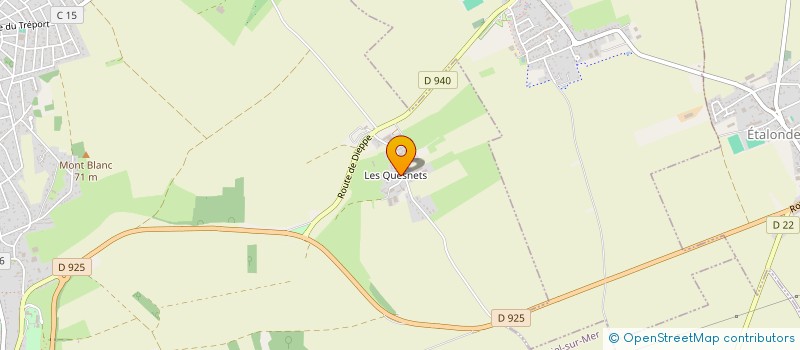 localisation de l'entreprise QUESNETS ENERGIE  CRIEL-SUR-MER