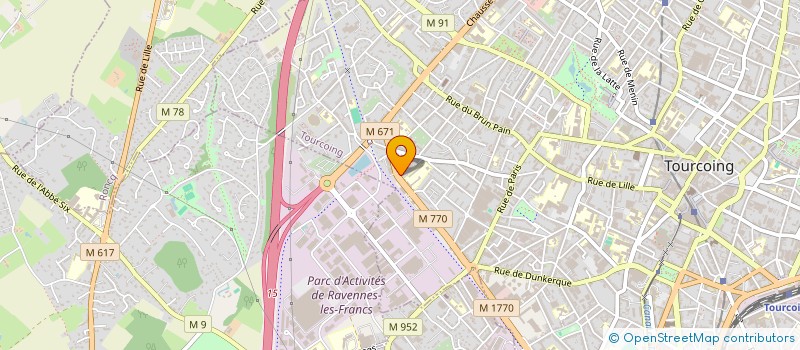 localisation de l'entreprise QUESNOY AUTOMOBILES  QUESNOY-SUR-DEULE