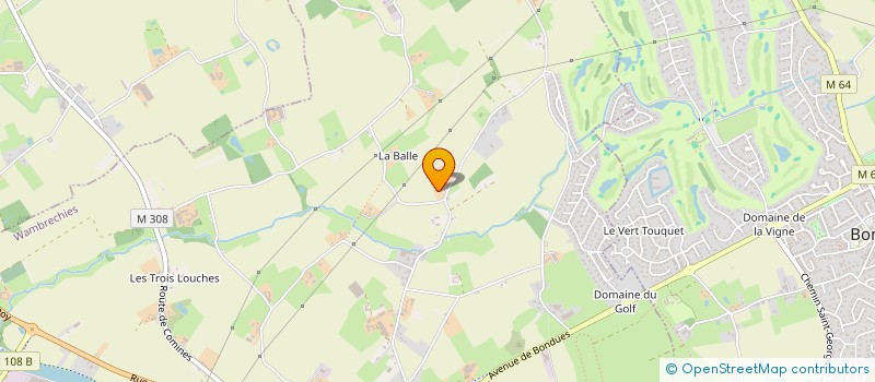 localisation de l'entreprise QUESNOY MARTIN  WAMBRECHIES