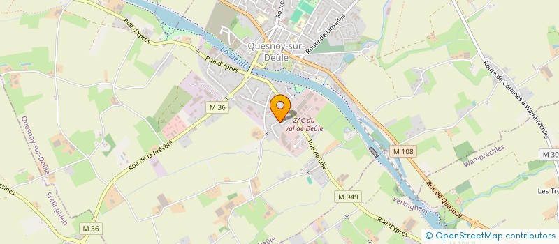 localisation de l'entreprise QUESNOY PLUS à QUESNOY-SUR-DEULE