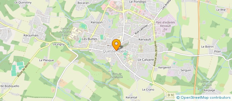 localisation de l'entreprise QUEST'EN RANDO  QUESTEMBERT