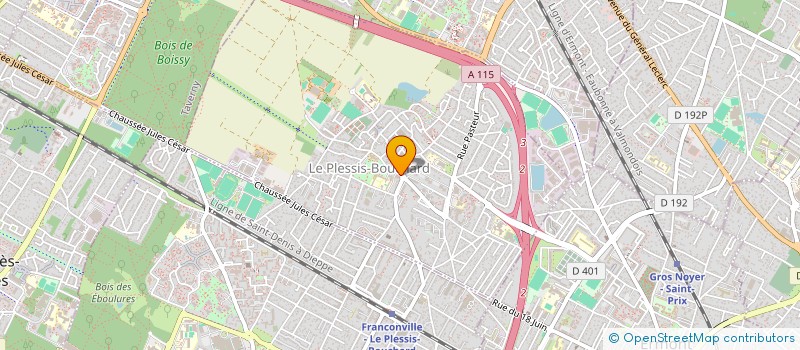 localisation de l'entreprise QUEST INVEST  SAINT-LEU-LA-FORET