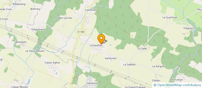 localisation de l'entreprise QUESTEL B. ET P. à SULNIAC