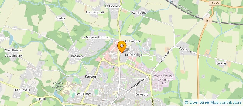 localisation de l'entreprise QUESTEMBERT PNEUS à QUESTEMBERT