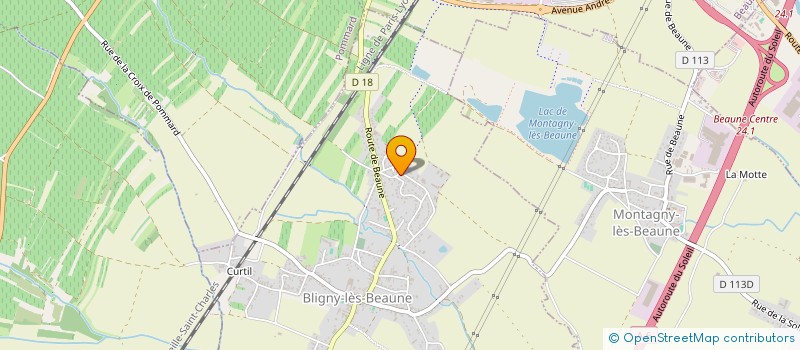 localisation de l'entreprise QUESTION D'EQUILIBRE  BLIGNY-LES-BEAUNE