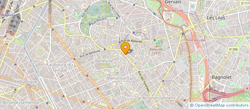 localisation de l'entreprise QUESTION D ONGLES  PARIS