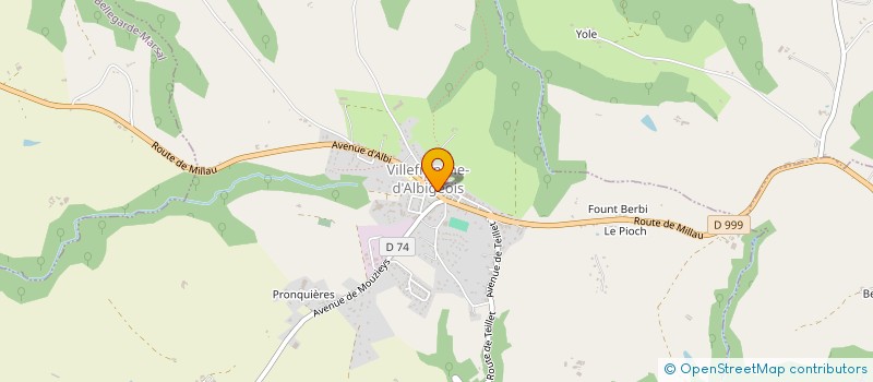 localisation de l'entreprise QUESTION DE GOUTS  VILLEFRANCHE-D'ALBIGEOIS