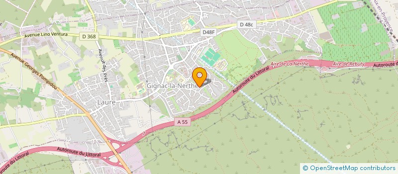 localisation de l'entreprise QUESTION DE LOOK à GIGNAC-LA-NERTHE