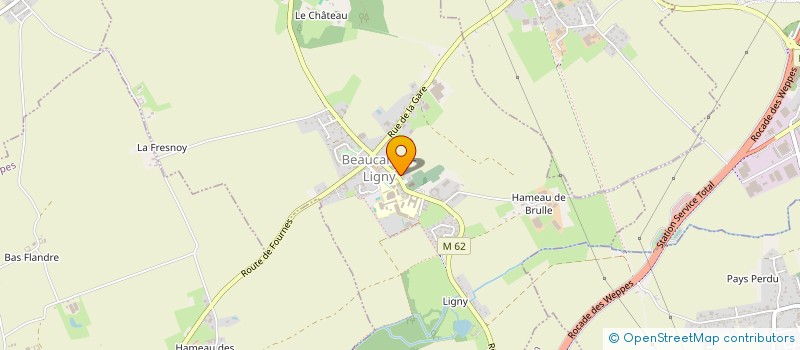 localisation de l'entreprise QUESTION MICRO  BEAUCAMPS-LIGNY