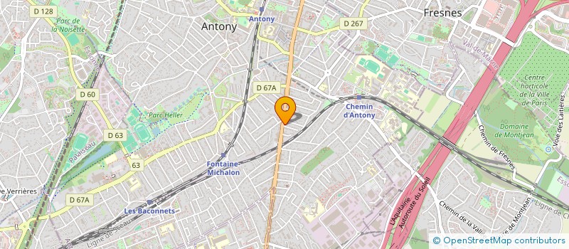 localisation de l'entreprise QUESTIONR à ANTONY