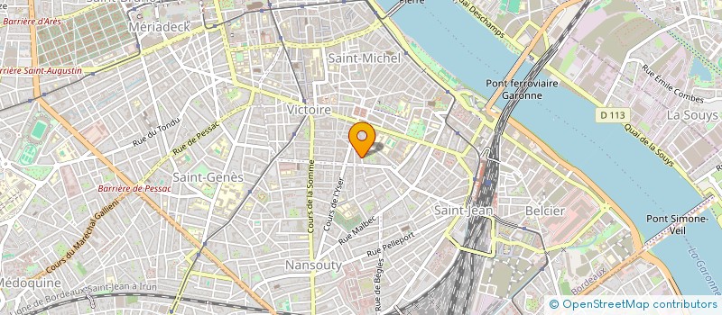 localisation de l'entreprise QUESTIONS SOLUTIONS à BORDEAUX