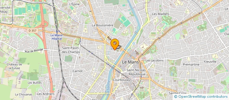 localisation de l'entreprise QUESTUDY  LE MANS