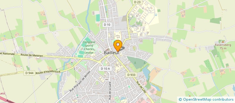 localisation de l'entreprise QUETEURS BAILLEULOIS STE à BAILLEUL