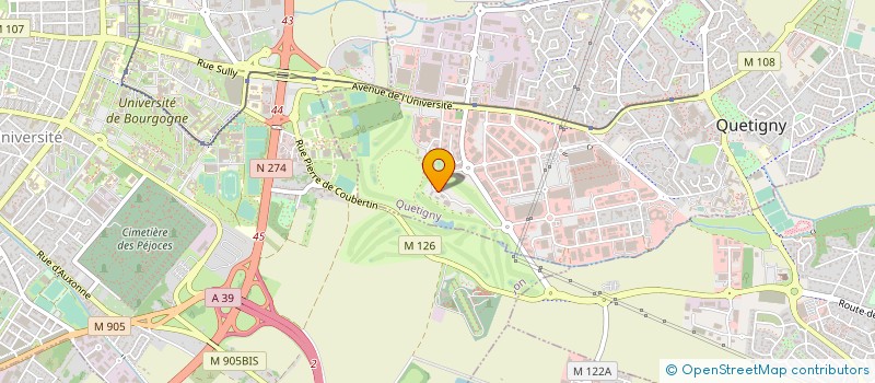 localisation de l'entreprise QUETIWAF  LONGVIC