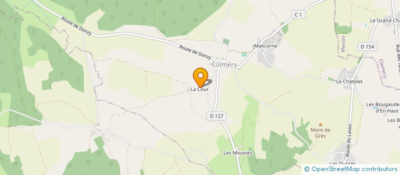 localisation de l'entreprise QUETSCHE à COLMERY