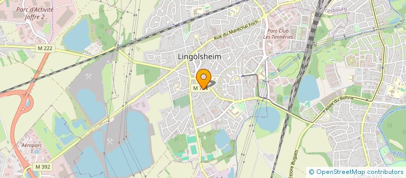 localisation de l'entreprise QUETSCHE  LINGOLSHEIM