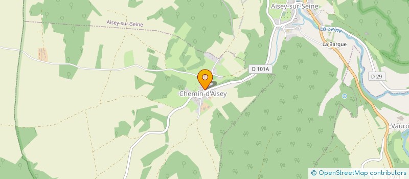 localisation de l'entreprise QUETZAL à CHEMIN-D'AISEY