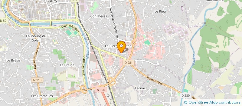 localisation de l'entreprise QUETZAL  ALES