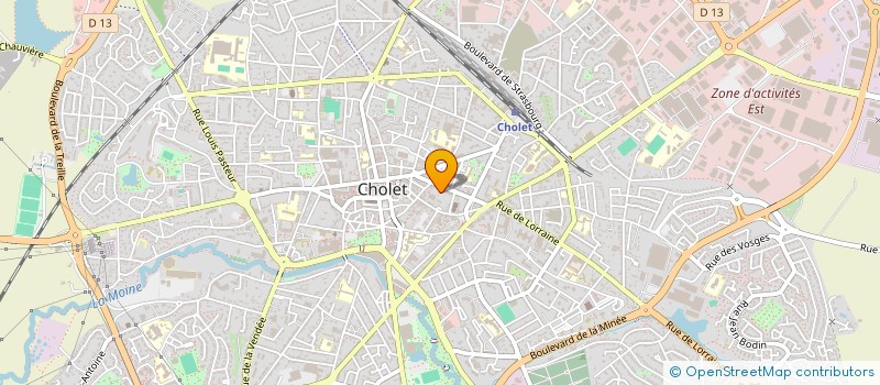 localisation de l'entreprise QUETZAL FINANCE à CHOLET