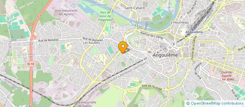 localisation de l'entreprise QUETZAL NELKAEL à ANGOULEME