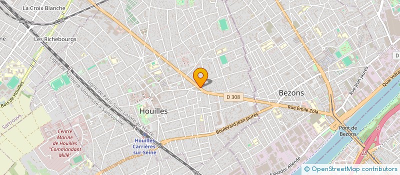 localisation de l'entreprise QUETZAL STUDIO  HOUILLES
