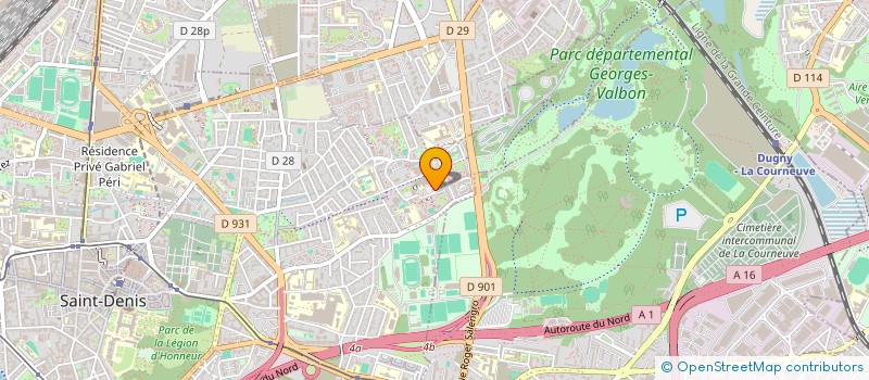localisation de l'entreprise QUEVA SERVICES à SAINT-DENIS