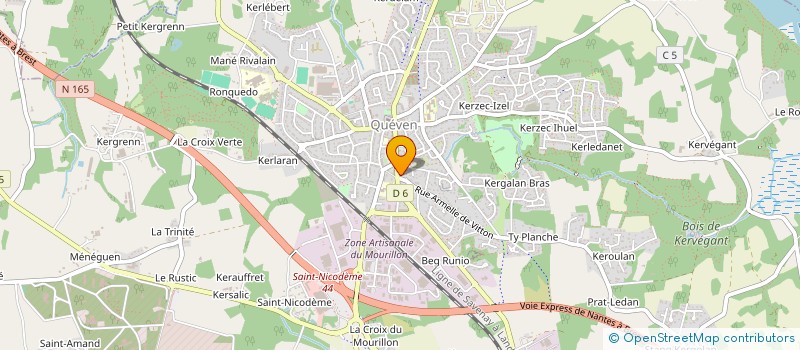 localisation de l'entreprise QUEVEN JUDO  QUEVEN