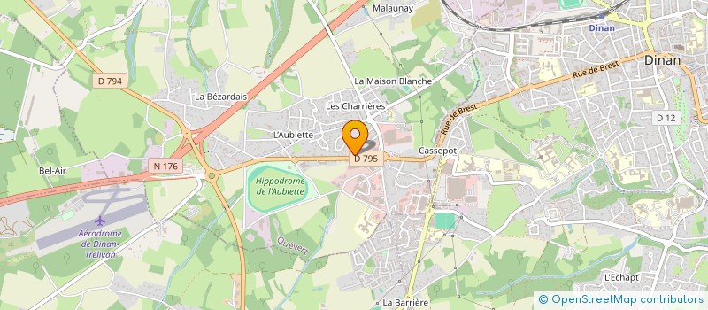 localisation de l'entreprise QUEVERTDIS  QUEVERT