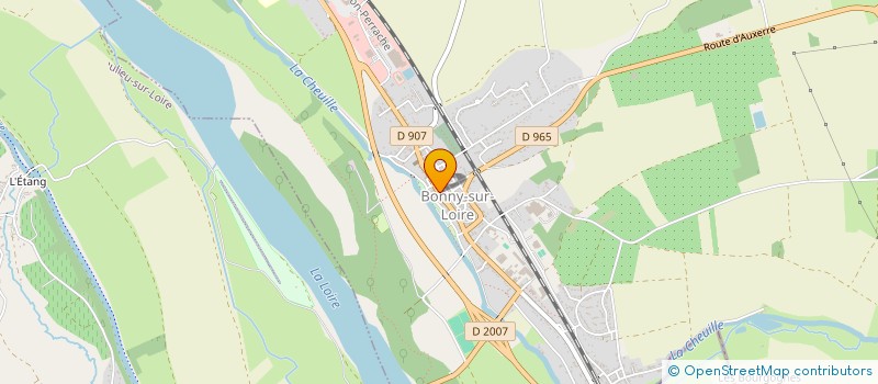localisation de l'entreprise QUEVRE DUQUENOIS à BONNY-SUR-LOIRE