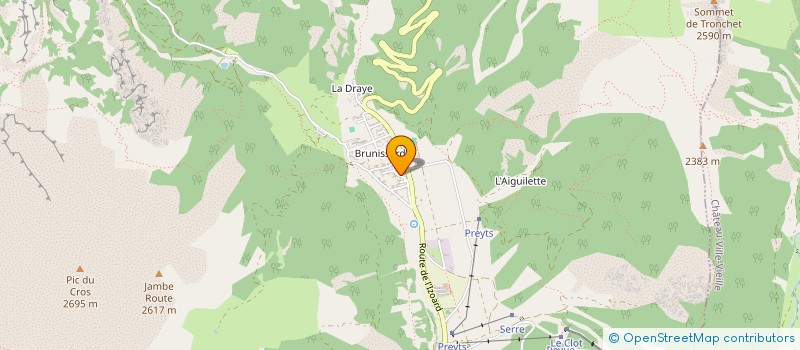 localisation de l'entreprise QUEYR'ALP  ARVIEUX