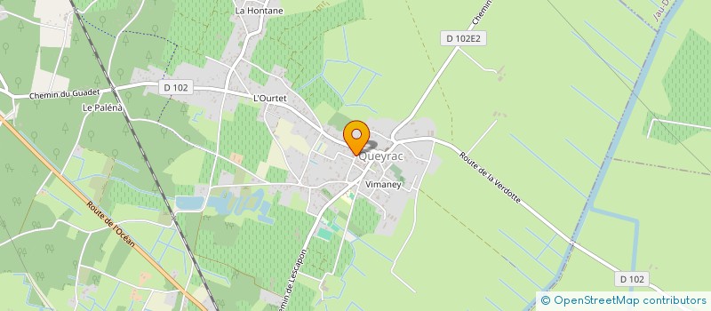 localisation de l'entreprise QUEYRAC'INF  QUEYRAC