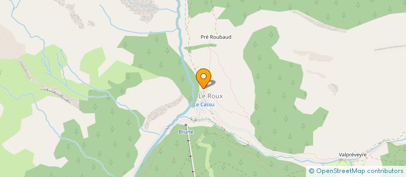 localisation de l'entreprise QUEYRAS CARAVANEIGE  ABRIES-RISTOLAS